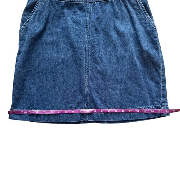 Boden Denim Jean Mini Skirt Women's Sz 10 10R Blue Preppy Simple classic - Picture 8 of 10